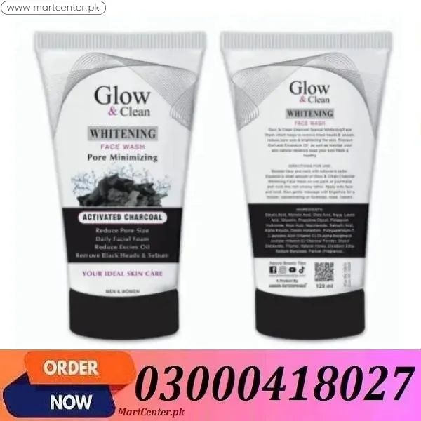 Glow Clean Charcoal Face Wash Deep Cleansing Oil 
